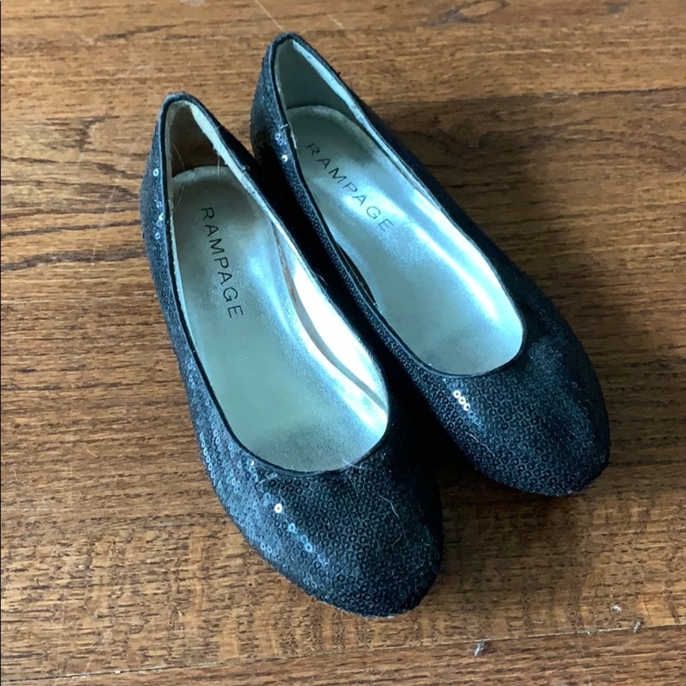 Rampage sequin flats